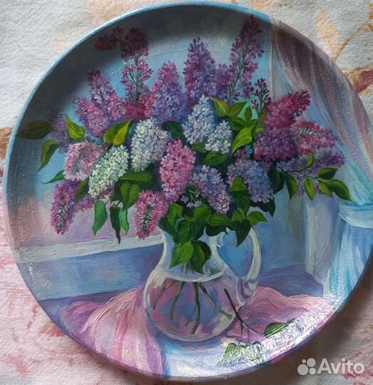 Настенная тарелка декоративная