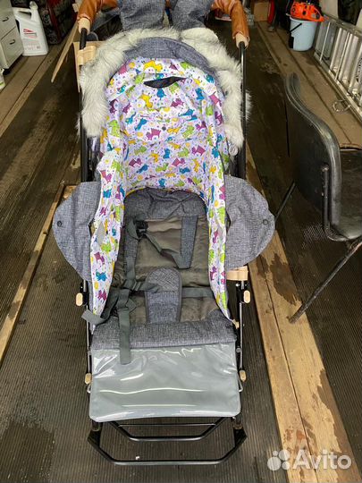 Санки-коляска galaxy - glory gloss