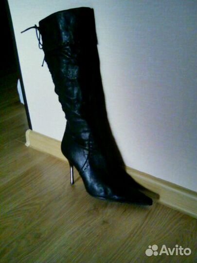 Сапоги из натуральной кожи