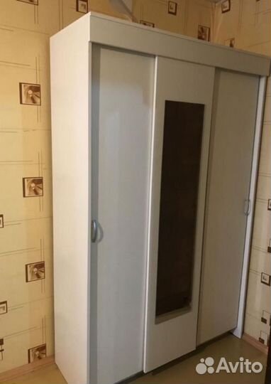 Шкаф-купе Белый 1,3м