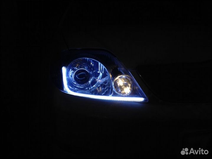 Светодиоды, ксенон, Би линзы Таета Королла