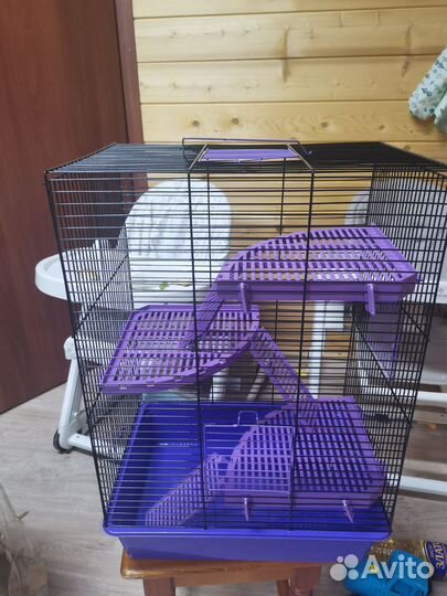 Клетка для Хомяков и крыс 39х28х57 см