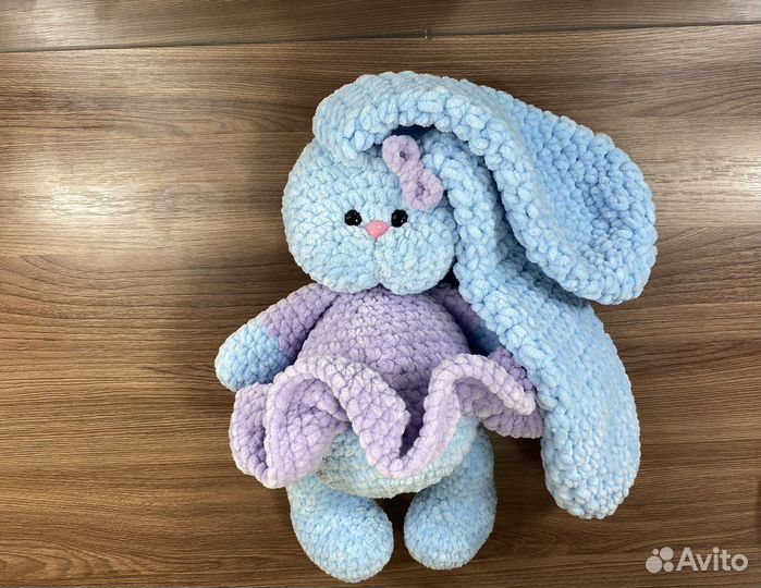 Вязаный зайчик