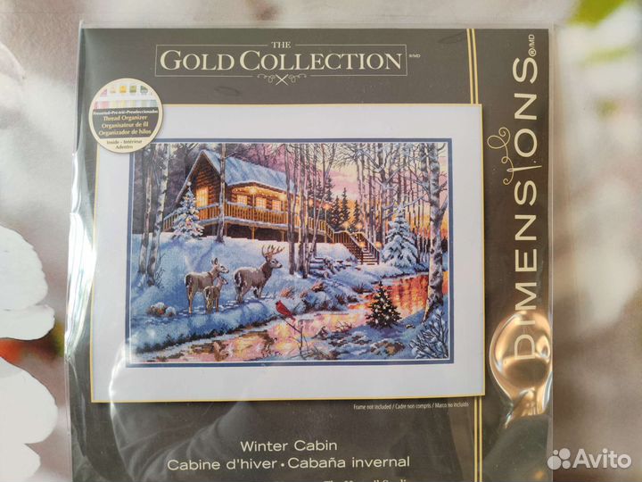 Набор для вышивания Dimensions Winter cabin