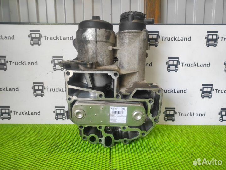 Корпус масляного фильтра в сборе с теплообменником