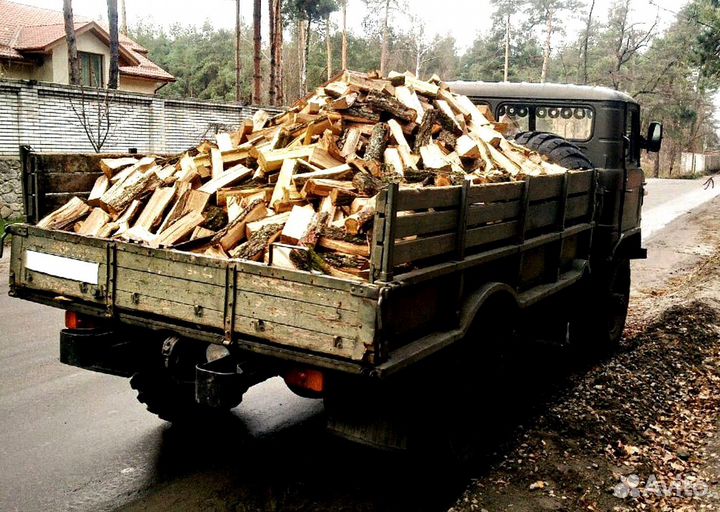 Дрова с доставкой бортовой машиной от 6м3