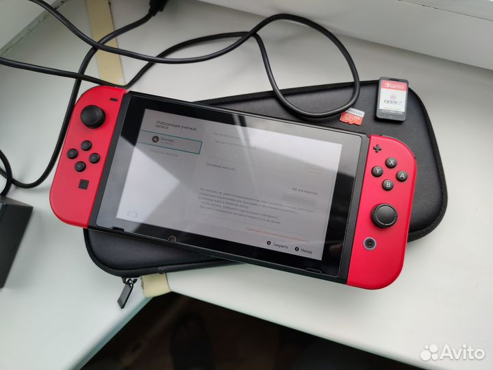 Nintendo Switch +Fifa Игра 128gb SDcard Прошивайка