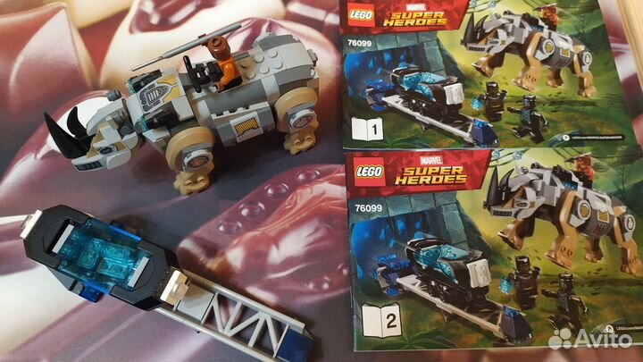Lego Marvel Super Heroes 76099 Поединок с Носорого
