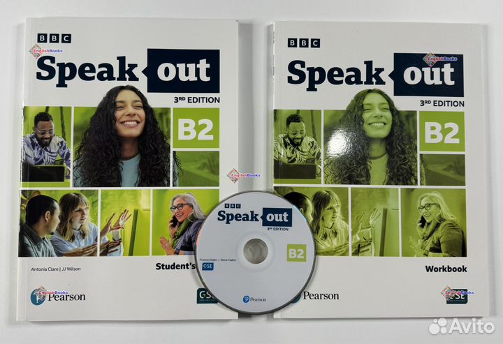 SpeakOut B2 3rd edition (st. book, workbook, cd)