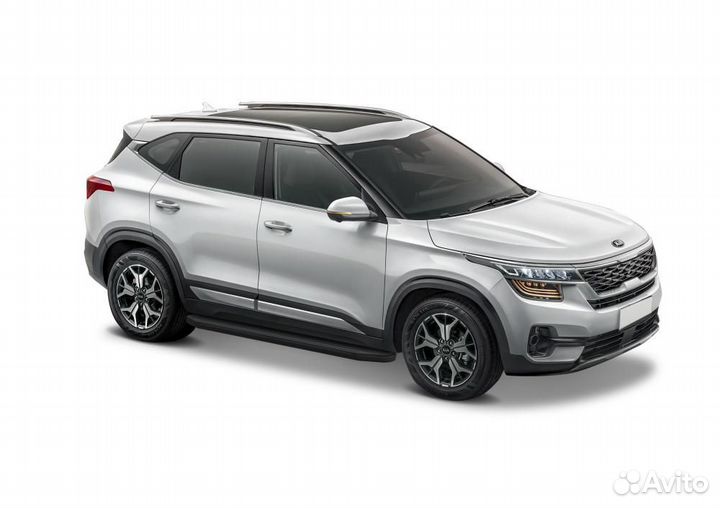 Пороги Подножки Kia Seltos 2019- 