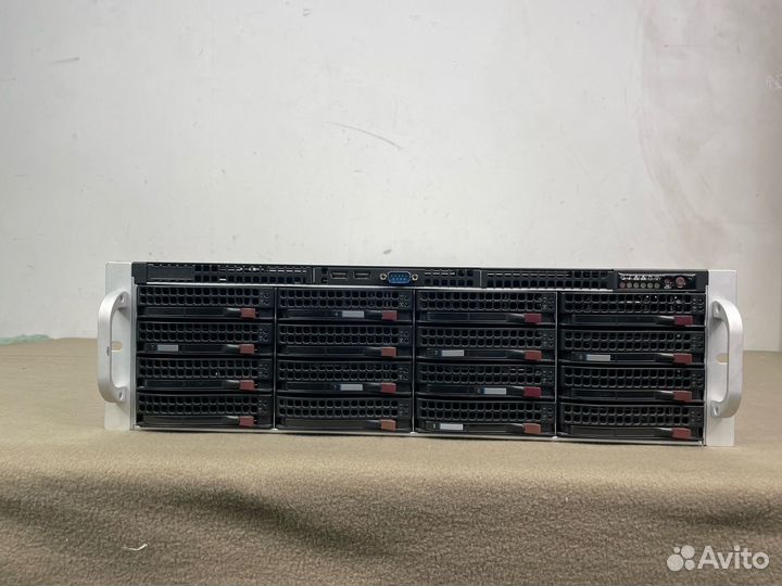 Сервер Supermicro X9Ori E5-2640/16 Гб/2х1280W