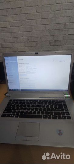 Ноутбук sony vaio