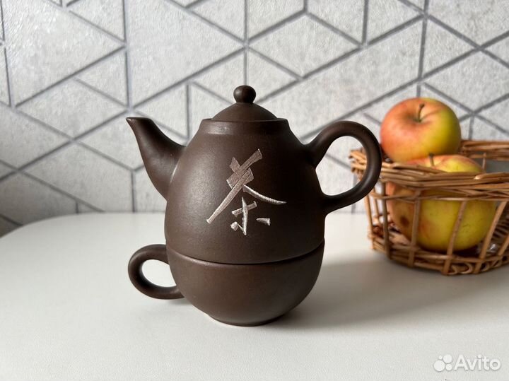 Заварочный чайник с чашкой 300 мл