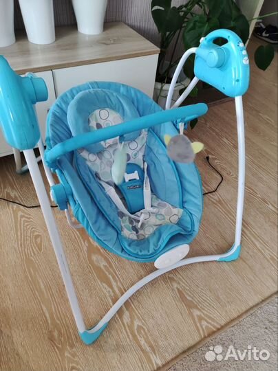 Детские электронные качели babyton
