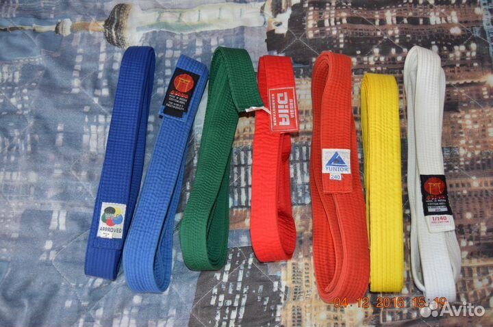 Пояса для единоборств