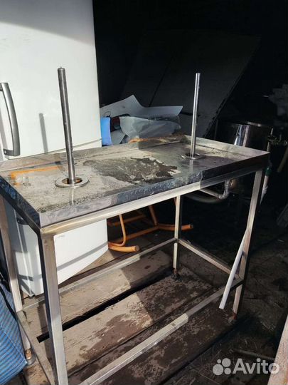 Комплект из нержавейки для химической мойки тары