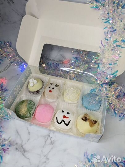 Моти японские пирожные набор подарок на 8 марта