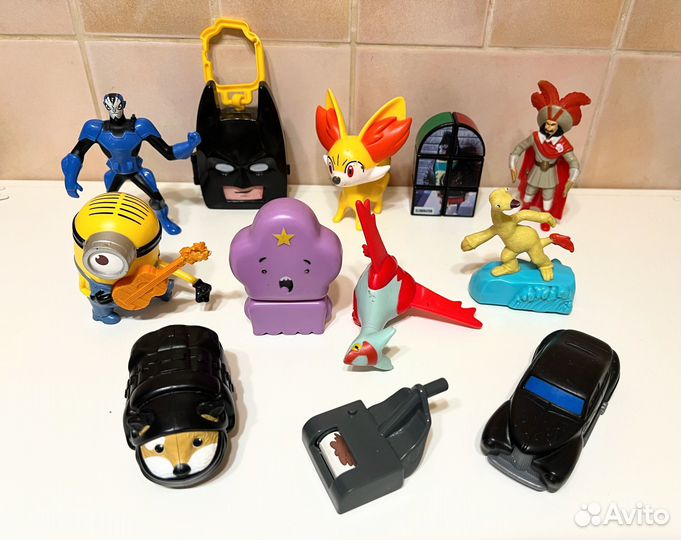 Игрушки из макдональдс 12 штук McDonalds хэппи мил