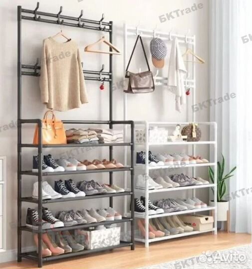 Напольная вешалка для одежды и обуви