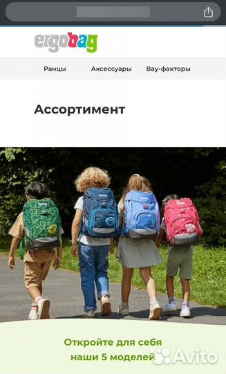 Школьный рюкзак портфель ergobag