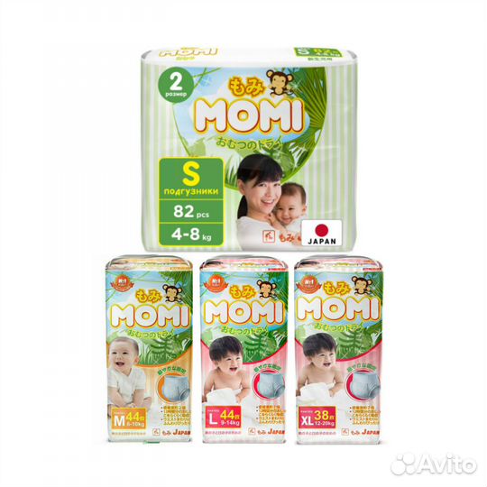 Подгузники и трусики Momi