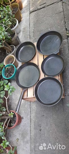 Сковородка чугунная СССР