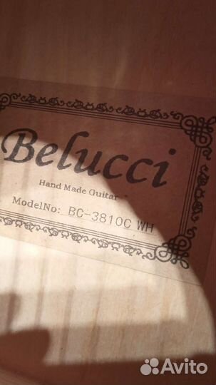 Акустическая гитара Belucci BC3810C WH