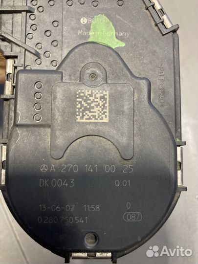 Дроссельная заслонка A2701410025 Mercedes-Benz