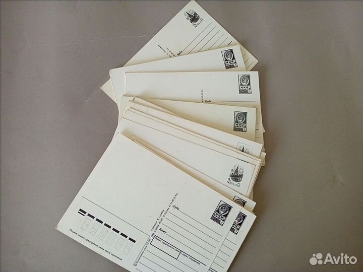 Открытки СССР чистые винтаж