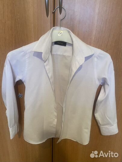 Рубашка белая для мальчика