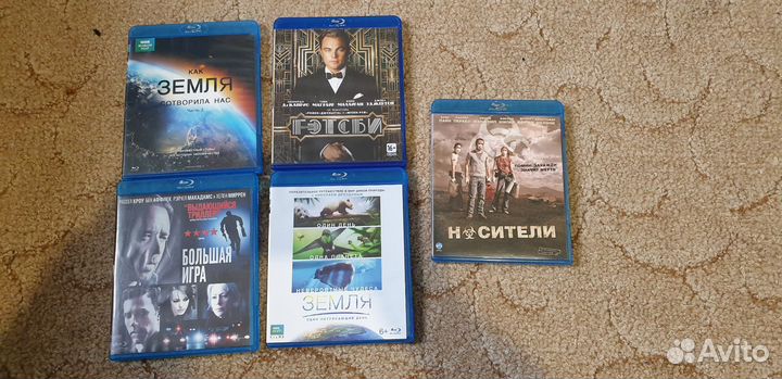 Bluray диски фильмы 4k и 1080p (лицензия)