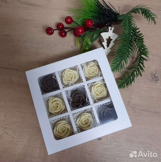 Шоколадные розы букет