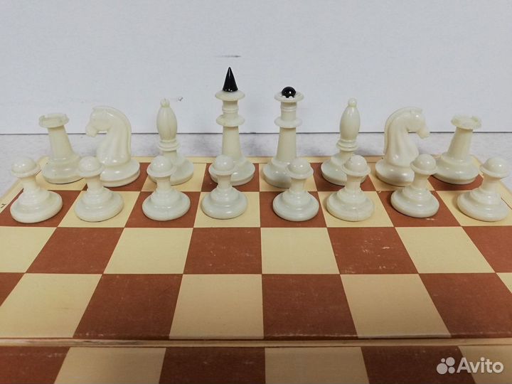 Шахматы любительские СССР фигуры из карболита