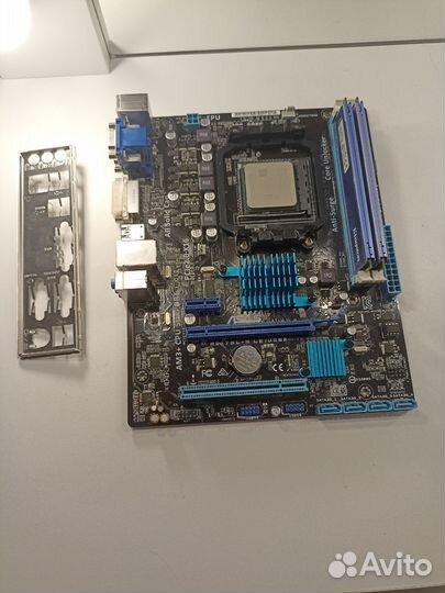Материнская плата + cpu + ram