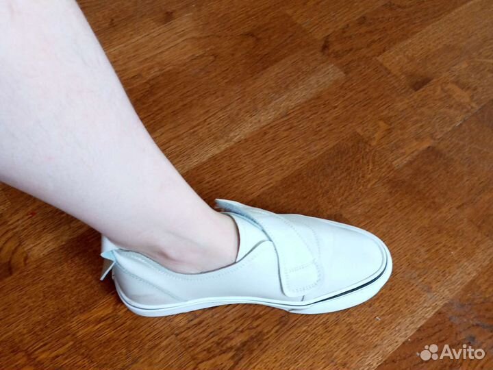 Слипоны женские 37 размер натуральная кожа новые