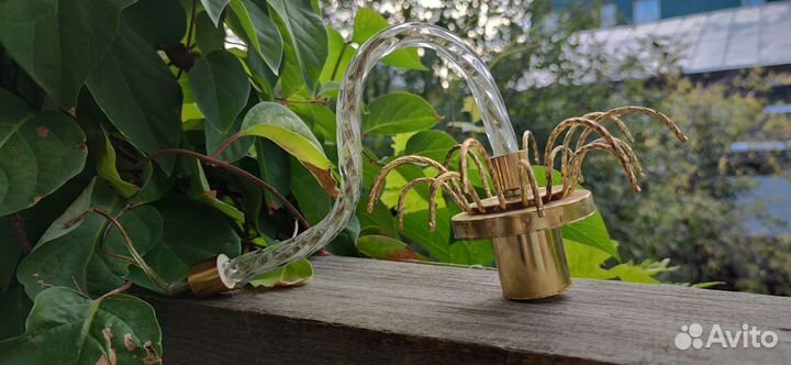 Светильник основа СССР редкий паук хрусталь