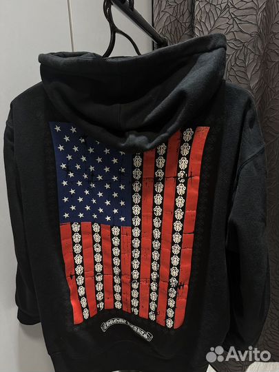 Chrome hearts usa zip hoodie