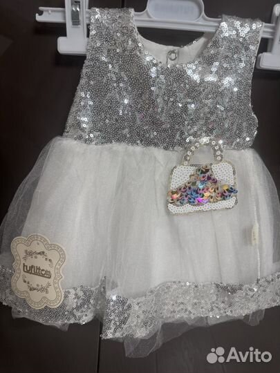 Детское нарядное платье 68