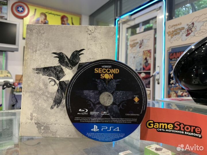 Infamous Second Son PS4 в бумажном буклете