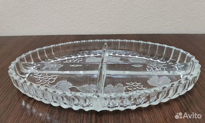 Менажница стекло монолит СССР