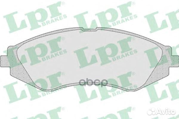 Колодки торм. дисковые 05p710 Lpr