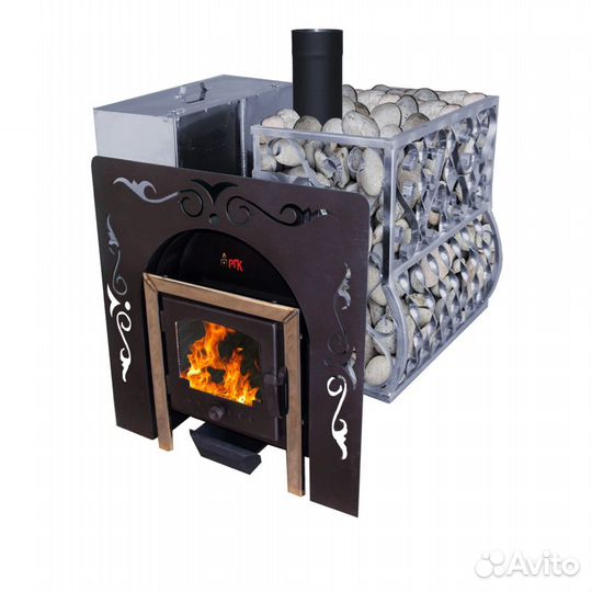 Печь для бани на три помещения «Дарья»