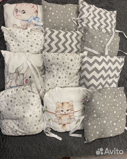 Бортики в кроватку