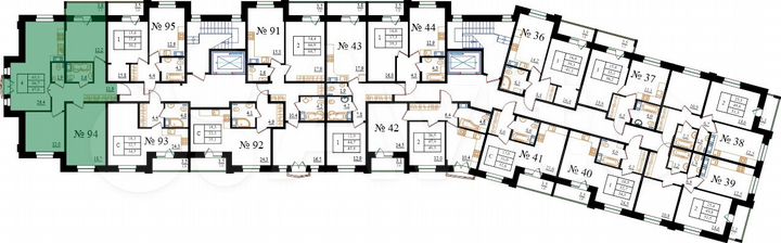 4-к. квартира, 87,8 м², 5/8 эт.