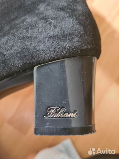 Сапоги женские Fabiani 38р замшевые, осенние