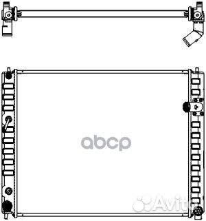 Радиатор infiniti EX 08-12, FX 08-10 32518501