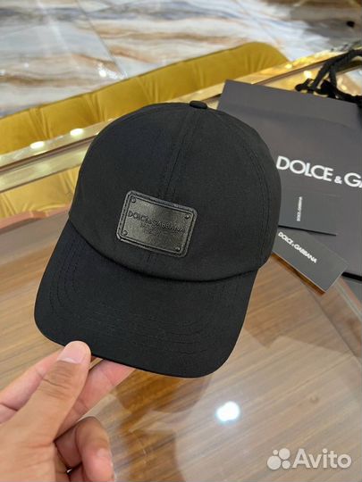 Кепка бейсболка дольче черная мужская