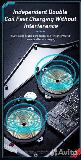 Беспроводное зарядное устройство Baseus авианосец