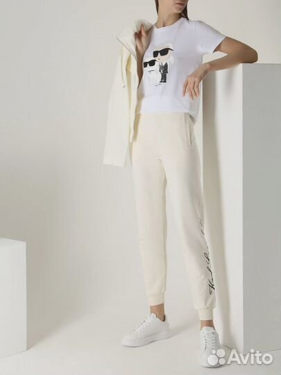 Футболка хлопковая Karl Ikonik 2.0 Karl Lagerfeld