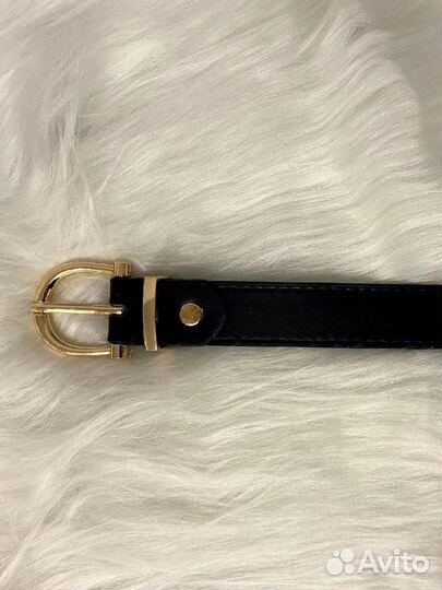 Ремень женский черный